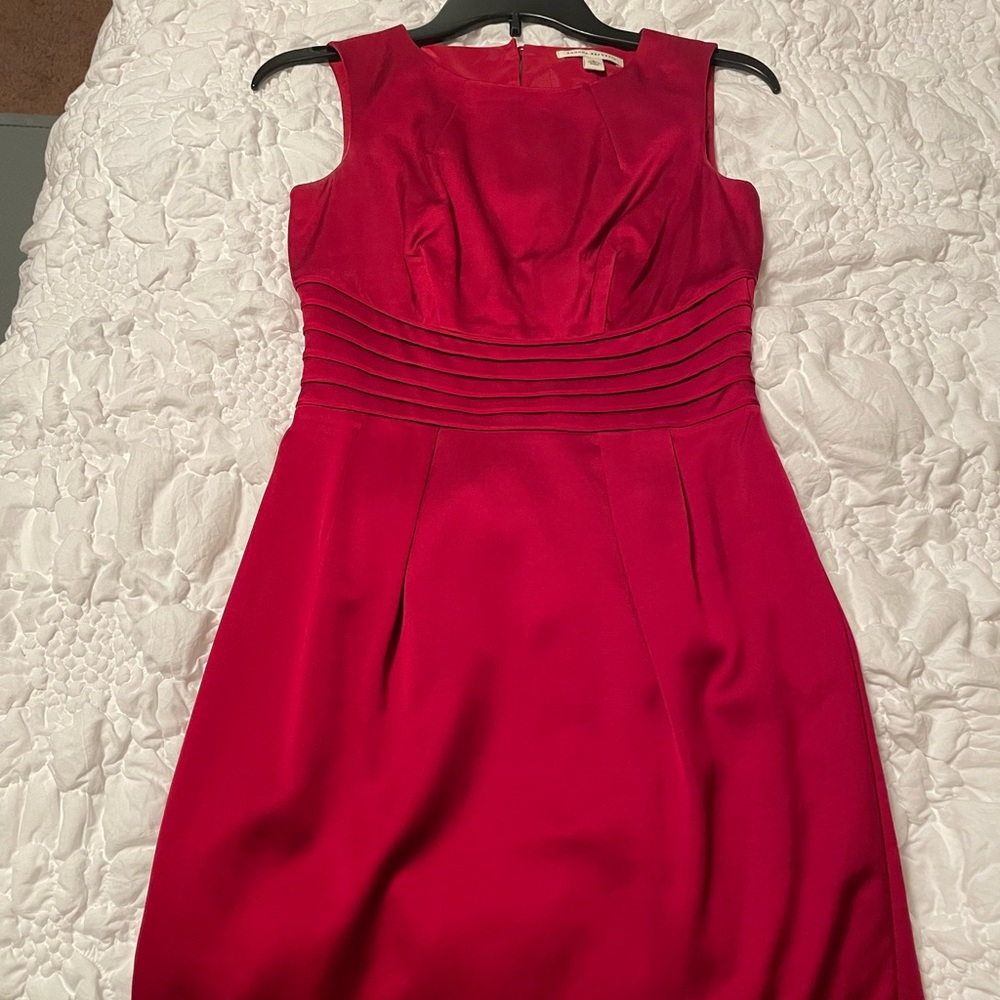 Red cocktail dress